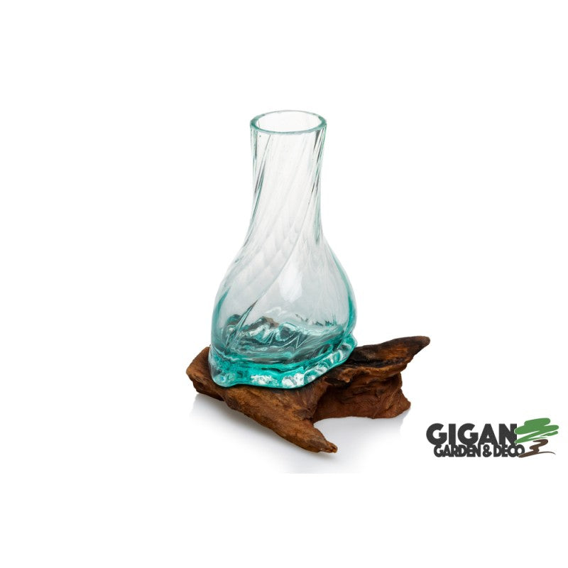 WOOD GAMAL VASE ILUT 25cm