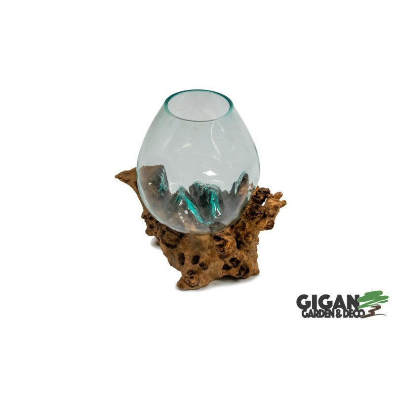 Vase sur racine de gamal 25cm