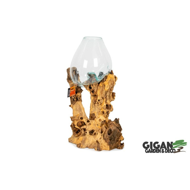 Vase sur racine de gamal 35cm