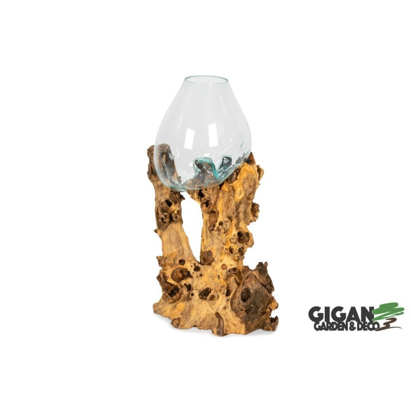 Vase sur racine de gamal 35cm