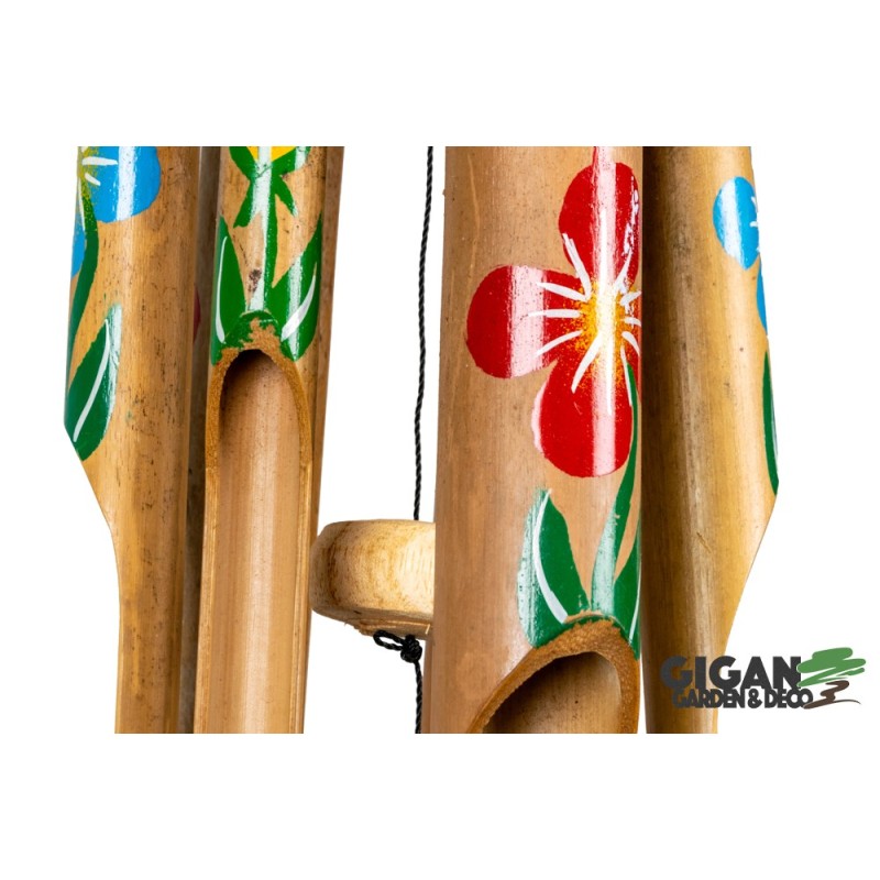 Carillon en bambou flower 30cm