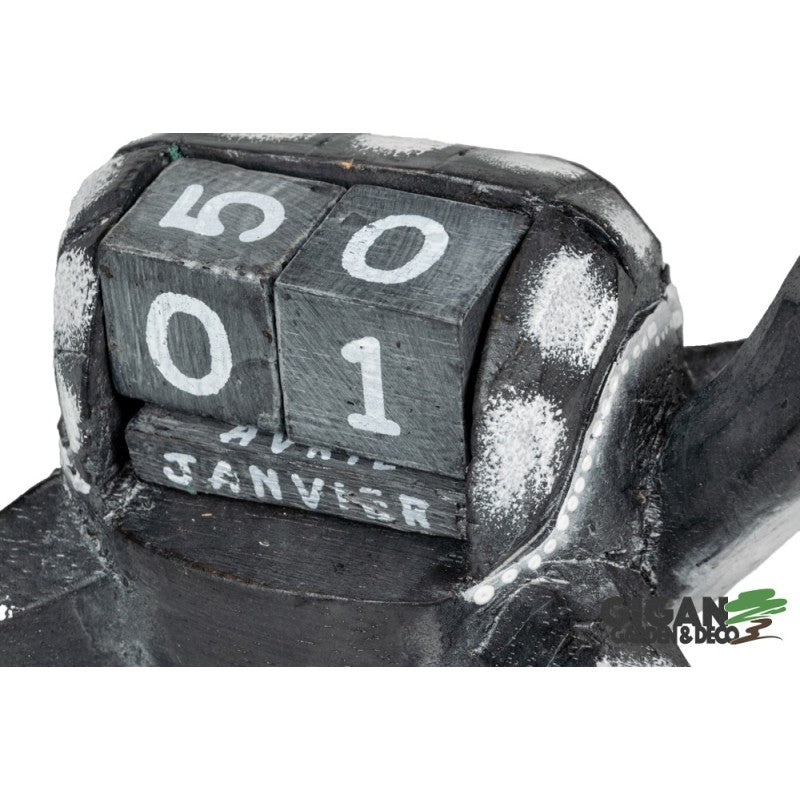 Calendrier en bois tortue