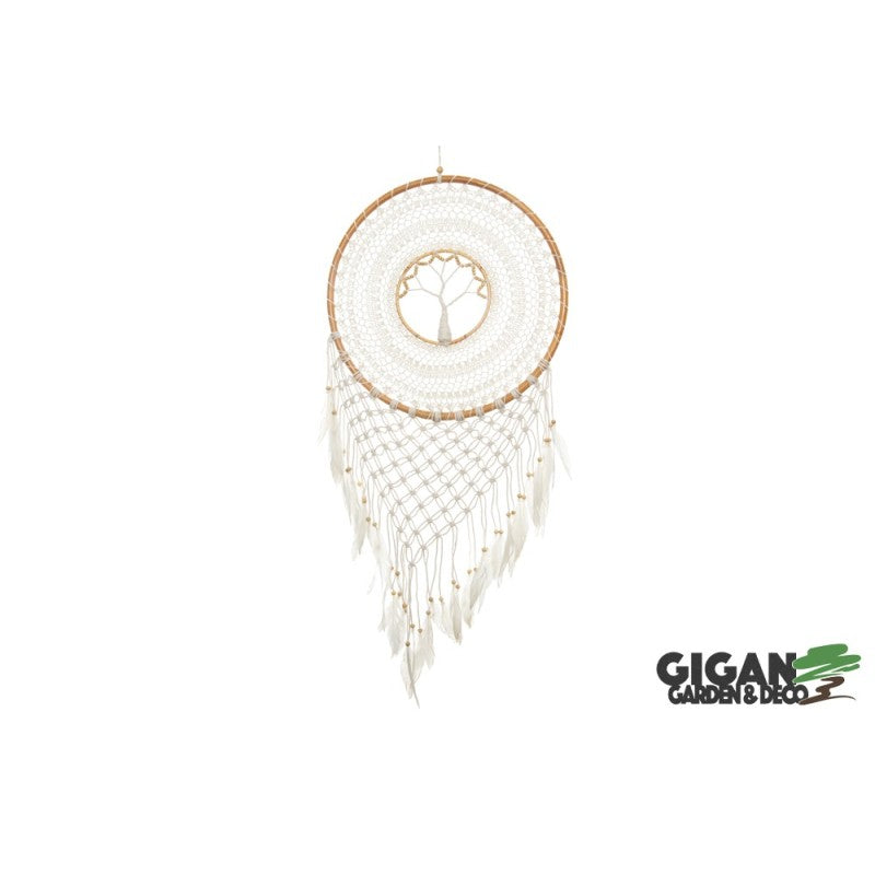 Attrape rêve White Rattan Treelife 52cm