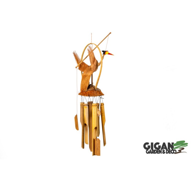 Carillon en bambou Bird 30cm