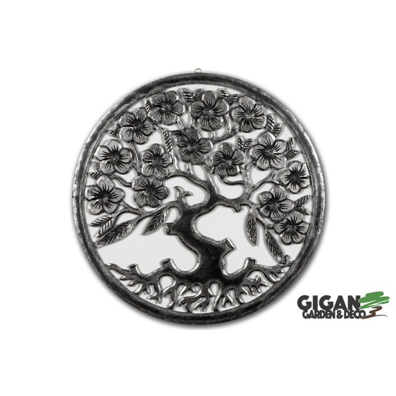 WOOD TREE LIFE BLACK SILVER