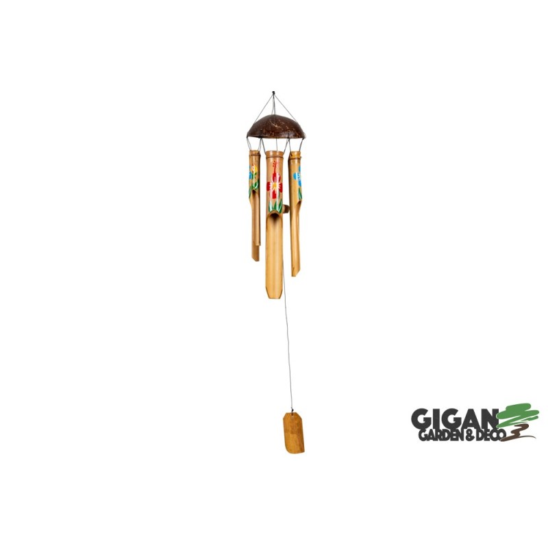 Carillon en bambou flower 30cm