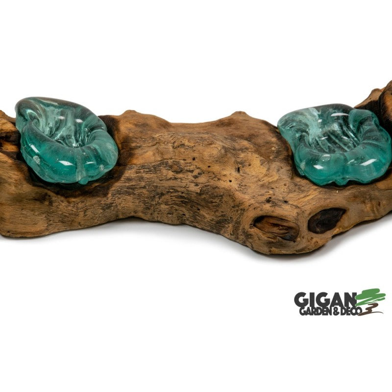 BOUGEOIR EN BOIS 40cm