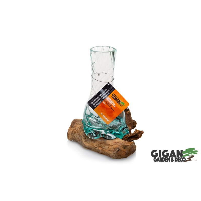 WOOD GAMAL VASE ILUT 30cm