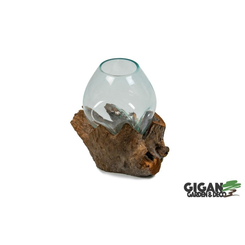 Vase sur racine de gamal 20cm