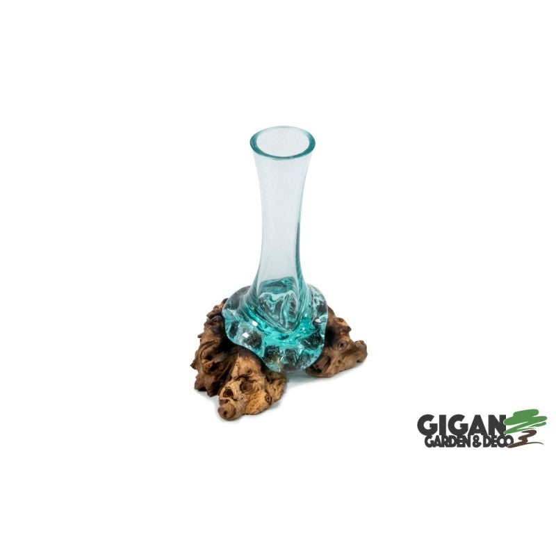 Vase fin Racine bois de gamal 25cm