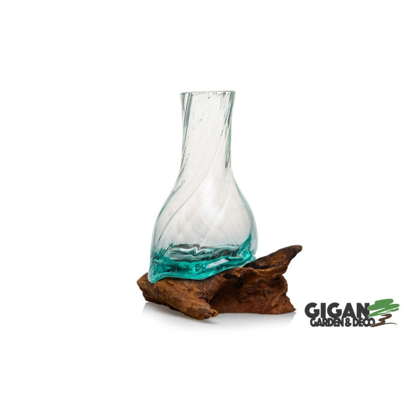 WOOD GAMAL VASE ILUT 25cm
