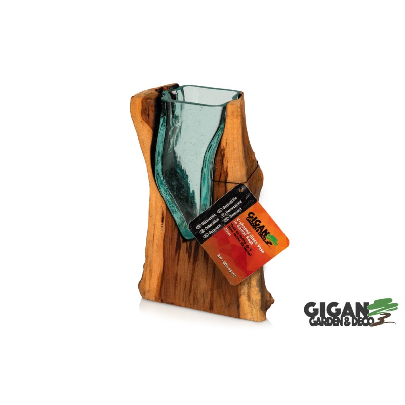 Wood Gamal Glasse 25cm