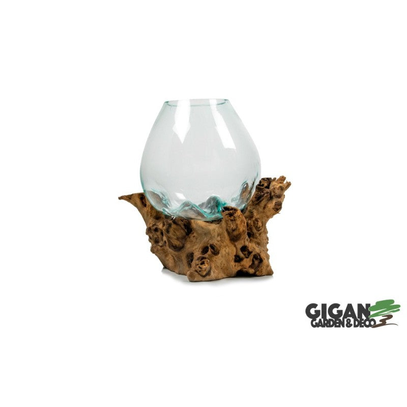 Vase sur racine de gamal 25cm