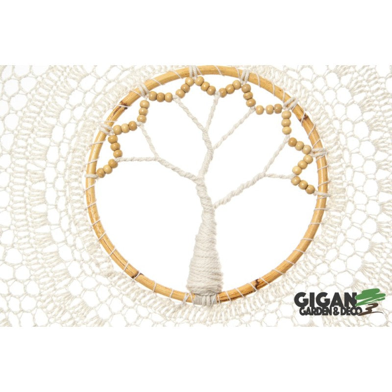 Attrape rêve White Rattan Treelife 52cm