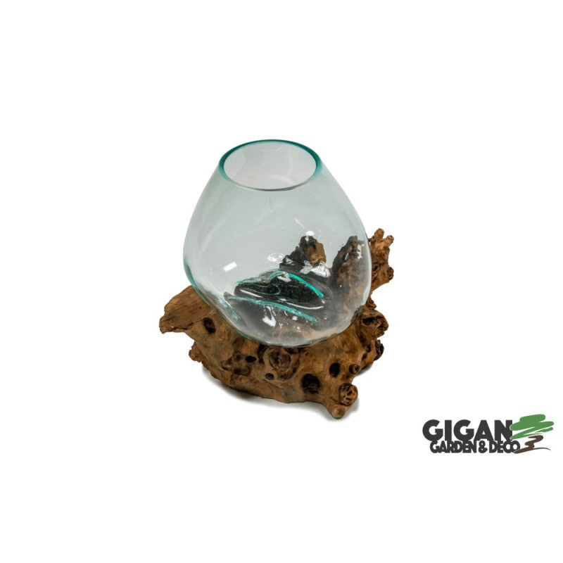 Vase sur racine de gamal 25cm