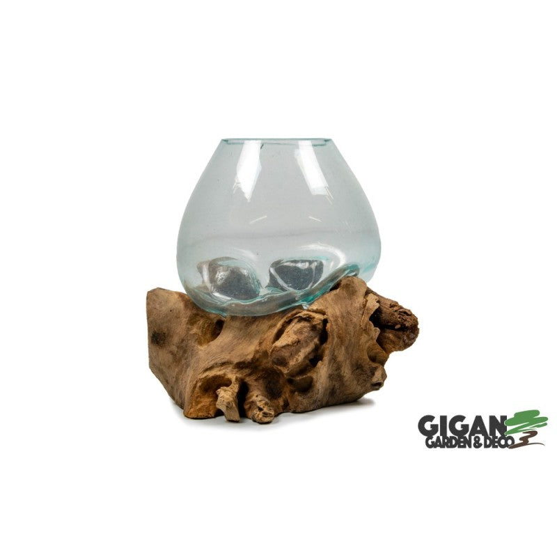 Vase sur racine de gamal 15cm