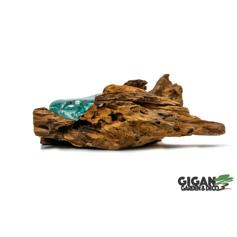 Bougeoir en bois 25cm