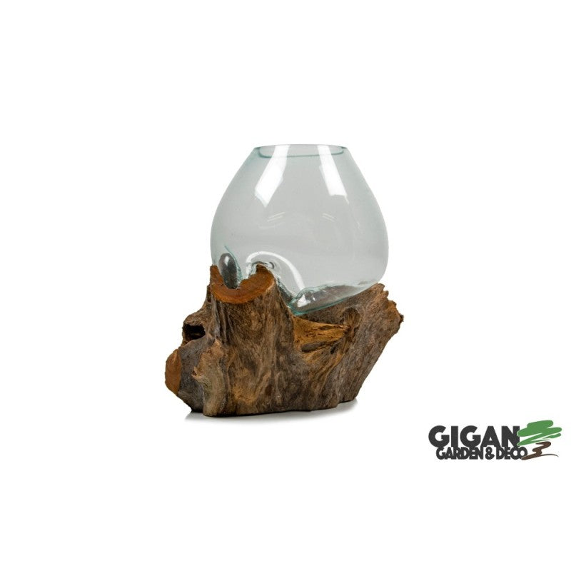 Vase sur racine de gamal 20cm
