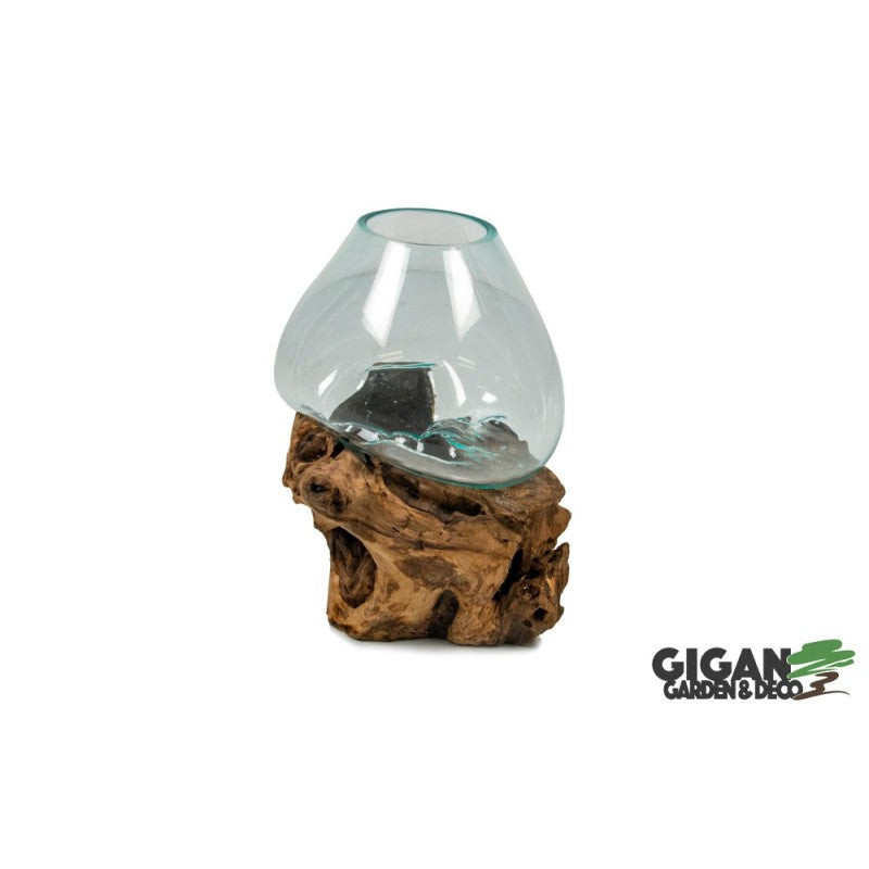 Vase sur racine de gamal 30cm