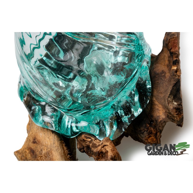 WOOD GAMAL VASE ILUT 30cm