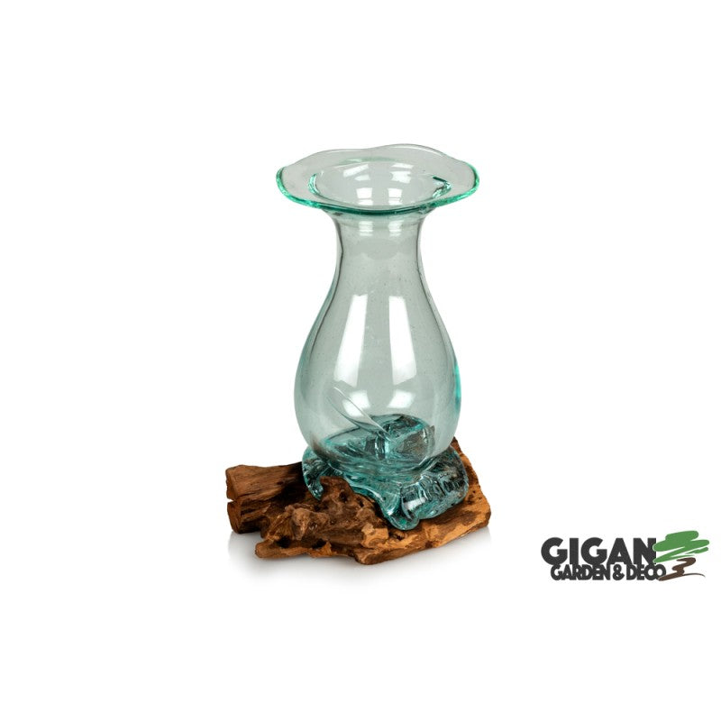WOOD GAMAL VASE KEMBANG 20cm
